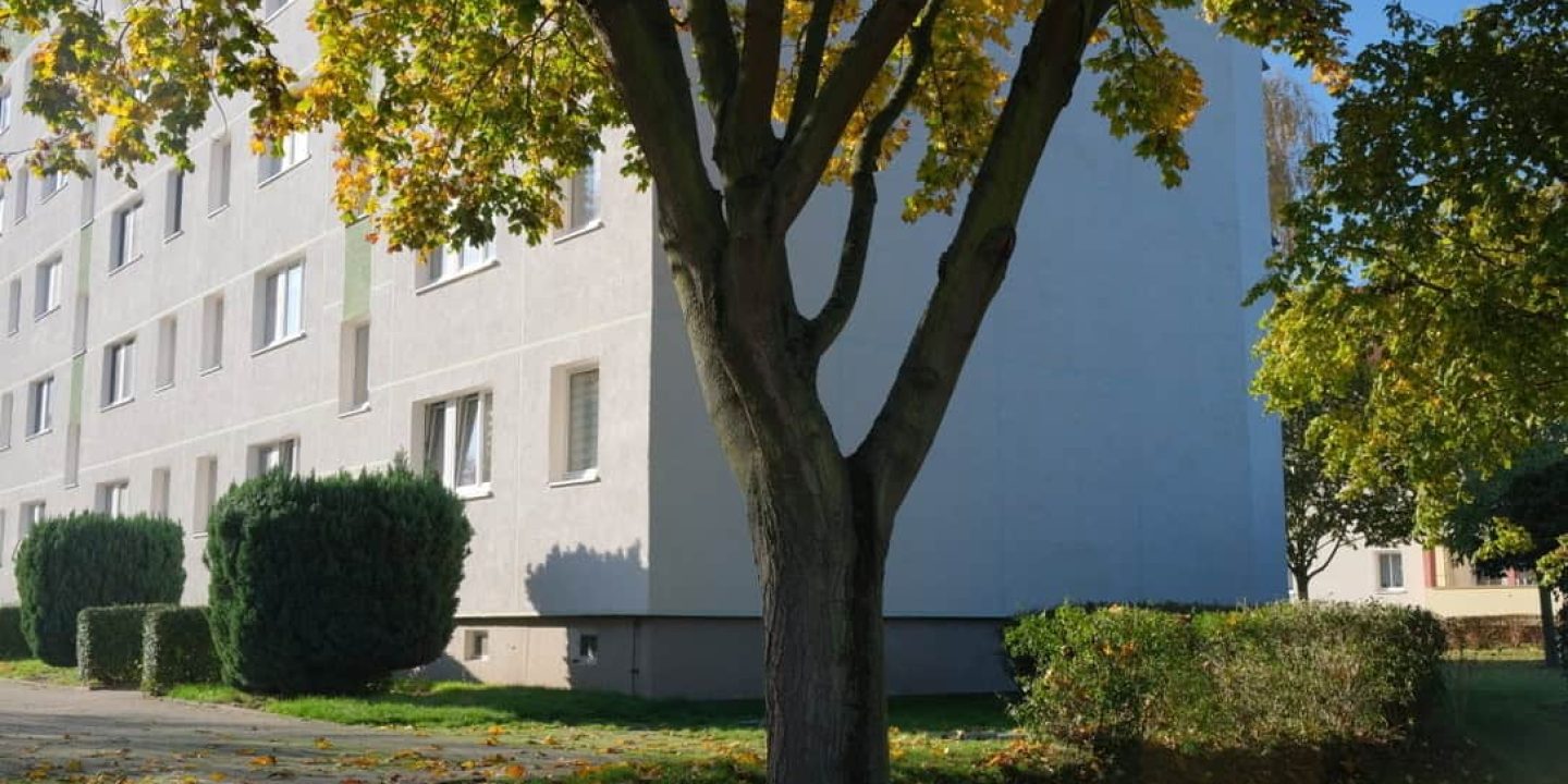 Hauseingang bei den Schrebergärten