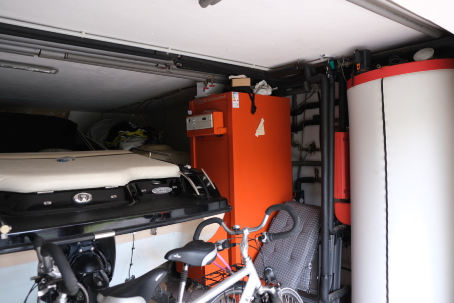 Platz für Trailer und Boot
