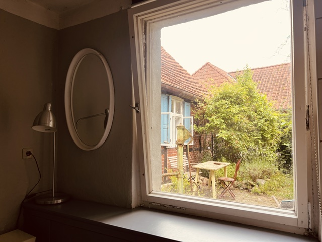Blick aus Badezimmer
